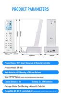 Télécommande universelle intelligente WiFi CHUNGHOP SR-80E avec application mobile, télécommande de remplacement avec écran LCD et minuterie