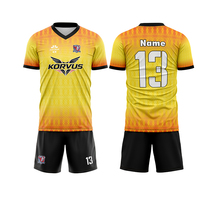Tenue de football personnalisée pour équipe, design respirant, ensemble de football pour l'entraînement des équipes en Thaïlande