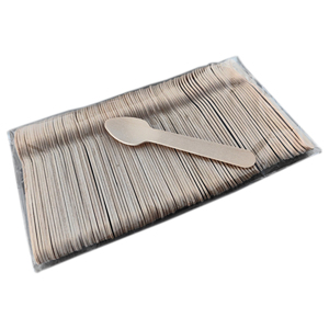 Atacado descartável Eco-Friendly mel colher conjunto utensílios incluindo garfo e colher para restaurantes - Product Image 1