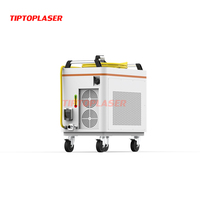 Équipement de nettoyage au laser portable à impulsions 200W 300W 500W, source laser Raycus Max JPT IPG, machine de nettoyage au laser à lumière plate