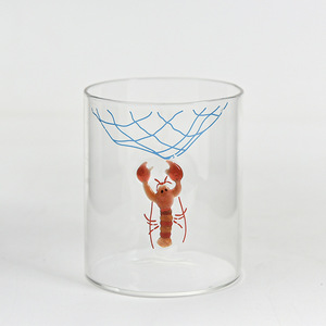 Taza de Agua de Vidrio de Borosilicato con Diseño de Pez Adorable, Creativa con Relieve y Adhesivo de Alta Calidad, Resistente al Calor para Oficina, Taza para Té/Jugo/Café - Product Image 5