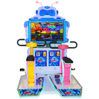 Centre de jeux de courses de bicyclettes à pièces Machine de jeux de courses d'intérieur pour enfants
