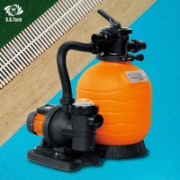 2026 Effizienter Top-Mount-Kunststoff-Sandfilter mit Wasserpumpe 220V Spannung für Schwimmbäder