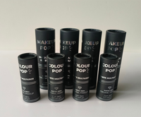 Boîte d'emballage en carton cylindrique pour baume à lèvres recyclable de haute qualité, contenant rond pour rouge à lèvres, tube en papier pour baume à lèvres à rotation