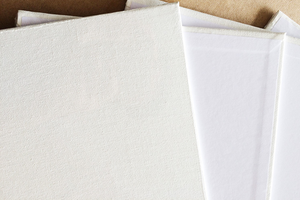 280g popolare moderna di alta qualità in bianco della tela di canapa pannello di arte pre strethced tela per vernice per l'artista e i principianti pittura - Product Image 2