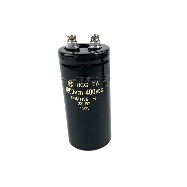 Aluminum Electrolytic Capacitor Brand New Original 400V 1800UF Inverter Bolt HCG Capacitor in Stock