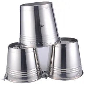 4L-24L 304 stainless steel food pail/milk drum/water buckets