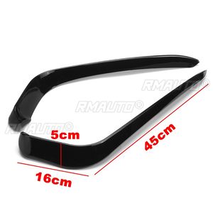 Autocollant de spoiler pour feux antibrouillard avant, type sourcil ou lame de vent, pour VW Passat B8 Variant R Line 2016-2019, garniture de cache de phare antibrouillard - Product Image 6