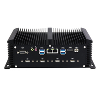 Mini PC intel co-re i5 4200U sans ventilateur 6 x RS232 RS422 RS485 8 x USB 2 x LAN WiFi Win Linux ordinateurs industriels embarqués Ip68