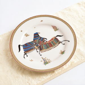 Service de table en porcelaine fine de haute qualité avec motif cheval, comprenant tasses à café, soucoupes et assiettes de mariage, pour la vente en gros - Product Image 4