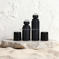 Flacon de parfum à bille lisse en plastique PP vide de 30 ml, 50 ml, 60 ml pour shampoing, déodorant, huile essentielle