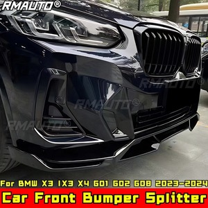 ชุดแต่งกันชนหลัง สำหรับ BMW X3 IX3 X4 G01 G02 G08 ปี 2023-2024 ดิฟฟิวเซอร์กันชนหลัง สปลิตเตอร์กันชนหลัง ตัวป้องกันสปอยเลอร์ อุปกรณ์ตกแต่งรถยนต์ - Product Image 3