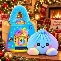 Boîte mystère de peluches Bao Squishies arc-en-ciel assorties aléatoires en gros, commande en vrac, faible MOQ, sac mystère, prix direct usine