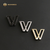 HONMEO Logos métalliques personnalisés pour vêtements, Plaques métalliques, Étiquettes métalliques pour jeans, OEM ODM