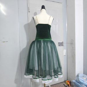 Yk469 Tutú de panqueque de ballet preprofesional para niñas y mujeres Traje de bailarina Tutus plisado 3 colores disponibles - Product Image 2