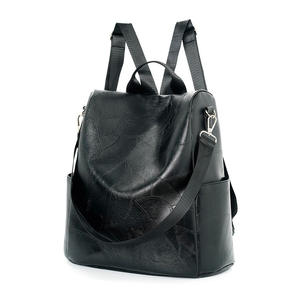 Custom Anti-Theft <b>Backpack</b> Fashion Waterproof Simple School <b>Backpack</b> Women Girls Leather <b>Backpack</b> for Ladies Outdoor Travel - Product Image 3