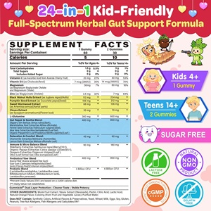 Complément alimentaire digestif à base <span class=keywords><strong>de</strong></span> noix <span class=keywords><strong>de</strong></span> pécan et <span class=keywords><strong>de</strong></span> graines <span class=keywords><strong>de</strong></span> citrouille Vigoworld Private Label <span class=keywords><strong>pour</strong></span> enfants et adolescents, OEM ODM - Product Image 6