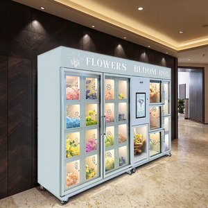 AIT Mall's High-end Touch Screen Grid Cabinet Unmanned Intelligent Flower Vending <strong>Machine</strong> - Product Image 3