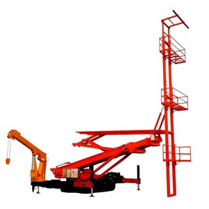 Machine de formage de panneaux muraux longs sans soudure, type chenillé, avec plateforme de travail verticale, sans risque de fuite - Product Image 1
