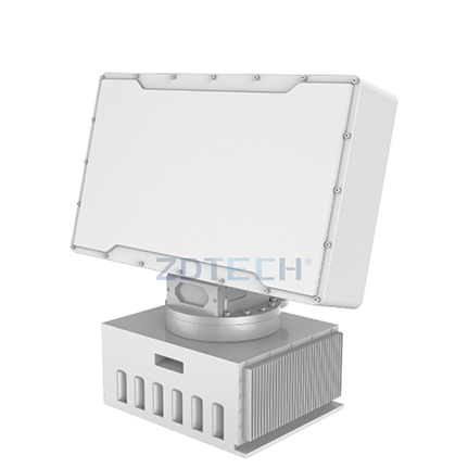 5km Ku Band 1-Dimensional and 2-Dimensional Phased Array Radar for Drone Detection Security Defense Radar