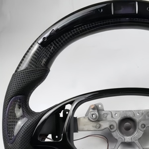 Volant en cuir perforé en fibre de carbone, vente directe usine, pour <span class=keywords><strong>Infiniti</strong></span> <span class=keywords><strong>G37</strong></span> G37X G25 Q50 Q40, vente en gros et au détail - Product Image 3