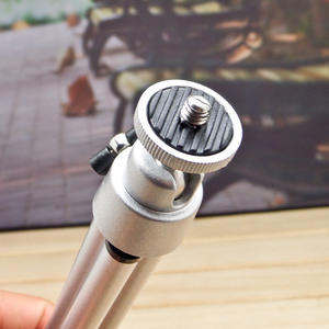 Mini trípode para cámara de teléfono móvil, soporte extensible de aleación de aluminio de 2 secciones, accesorio de fotografía - Product Image 3