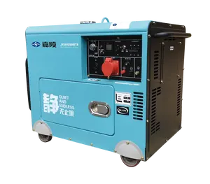 Générateur diesel monophasé 7500w Genset diesel silencieux superbe de la puissance 7.5KVA