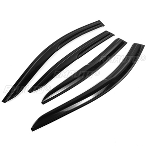 Nouvelles visières de fenêtre de voiture noires teintées pour Acura TL 2009-2014, pare-soleil et déflecteurs de vent et de pluie - Product Image 3