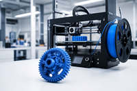 Filament PLA de base, impression fiable, faible odeur, résistant à la chaleur, enroulé soigneusement, 1 kg, 1,75 mm, sans obstruction, imprimante 3D FDM