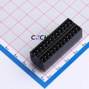 DB2EVHBG-3.5-2*12P-BK Plug-in Terminal Block Through hole,P=3.5mm Board-to-Board / Socket - Closed Snap Fixing 2x12P 3.5mm - Product Image 1
