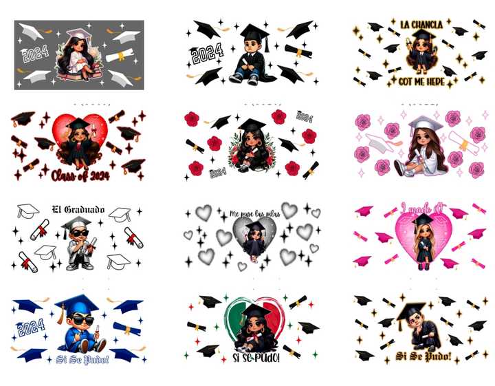 9000+ New 3D Uv Dtf Wraps Senior 2024 Waterproof Uv Dtf Cup Wrap Transfers  Wholesale