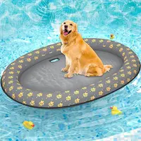 Kids Zomer Outdoor Water Games Zwembad Water Speelgoed Hond Drijft Accepteren Custom Opblaasbare Vlotten Opblaasbare Rit-Ons Voor huisdieren
