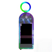 Photomaton miroir haut de gamme avec compatibilité iPad Bluetooth/Wi-Fi activé pour l'impression rapide de photos équipement de photographie de fête