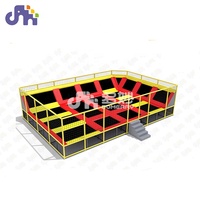Lit de saut de trampoline de terrain de jeu d'intérieur d'enfants pour l'équipement essentiel de parc de trampoline pour l'amusement et le jeu actif