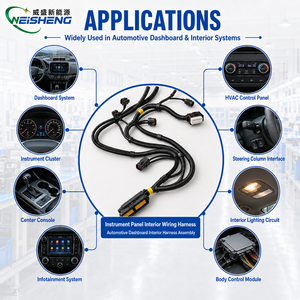 Aangepaste dashboard bedradingssysteem cabine interieur auto elektrische kabelassemblage OEM - Product Image 3