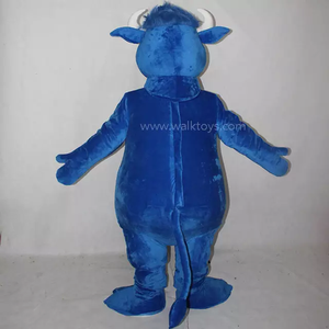 Disfraz personalizado de toro azul para adulto, traje de Mascota de talla grande a la venta, servicio OEM - Product Image 3