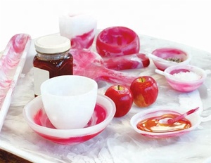 Cốc Nước Thủ Công Bằng Nhựa Cốc Nước Thủy Tinh Với Đá Cẩm Thạch Và Mô Hình Xoáy Nước Được Sử Dụng Trong Nhà Hàng Nhà Máy Cốc Kem - Product Image 4