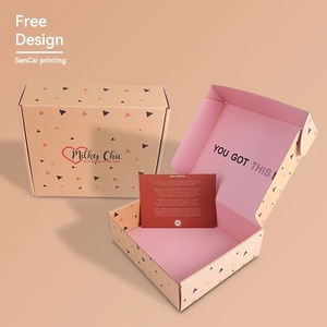 Tùy chỉnh cao cấp Kích thước nhỏ sóng Kraft vận chuyển hộp vật liệu tái chế Matt cán thân thiện với môi thư giấy - Product Image 2