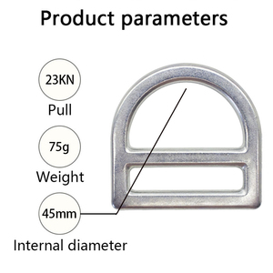 Jensan Chất Lượng Cao 45Mm Kim Loại Có Thể Điều Chỉnh <span class=keywords><strong>D</strong></span> <span class=keywords><strong>Ring</strong></span> Cho Khóa Tùy Chỉnh Mùa Thu Bảo Vệ Vành Đai Chỗ Ngồi Phụ Kiện - Product Image 4
