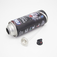 Bombe aérosol vide pour peinture automobile, boîte aérosol OEM vide, boîte en métal ronde vide avec accessoires de peinture au pistolet