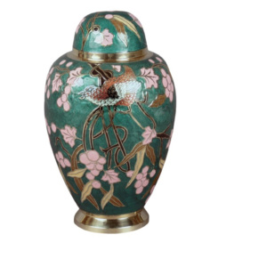 Pirámides de aluminio Urnas de cremación Urnas funerarias Fabricante Caja de metal Estilo Urnas de cremación con acabado dorado Hecho India - Product Image 5