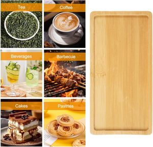 แพ็ค 6 ถาดไม้ไผ่ขนาดเล็ก, ถาดไม้ทรงสี่เหลี่ยม, ถาดไม้ขนาดเล็ก, <span class=keywords><strong>ของ</strong></span>ตกแต่ง, ถาดไม้ไผ่, ขนาดเล็กสำหรับขนมปัง, <span class=keywords><strong>ของ</strong></span>หวาน - Product Image 6