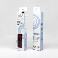 Câble USB 4-en-1 à chargement rapide avec lanière, Type-C vers Type-C, support de téléphone pour tous les téléphones mobiles – Neuf d'usine