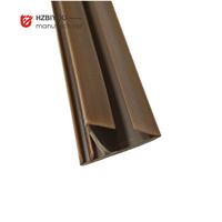 Ensemble de joints d'angle acoustiques modernes et durables en plastique pour portes coupe-feu et insonorisées