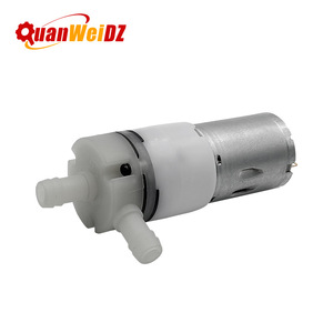 Bomba de agua de diafragma QuanWeiDZ 370B 12V DC mini de alta elevación para drenaje de aire acondicionado - Product Image 1