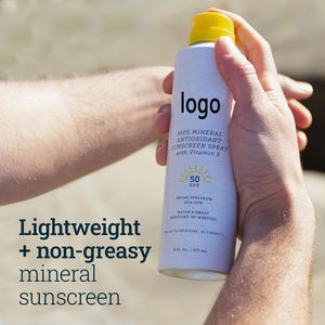 <span class=keywords><strong>Spray</strong></span> de protection solaire OEM minéral SPF 50 résistant à l'eau et à la sueur à large spectre sans blanc - Product Image 4