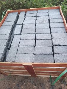 Gạch Lát Đá Bazan Màu Đen Lát Đá Hoa Cương Đường Lái Xe Ngoài Trời Cho Hình Vuông - Product Image 4