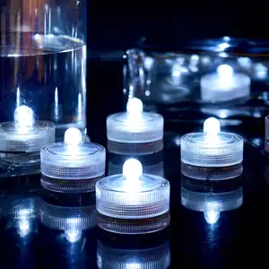 Wholesale High Quality Submersible LED Candle Light Fish Tank Lights Garden Pond Decorative Tea Light Candles