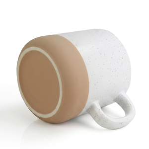 Mug à café en céramique blanc moucheté EffiPrint Print Demand, personnalisé et esthétique, base naturelle, compatible micro-ondes et lave-vaisselle, style américain - Product Image 5