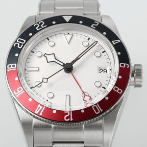 Montre mécanique de luxe avec cadran de 41 mm, boîtier en saphir, aiguilles, bracelet en alliage d'acier inoxydable, étanche à 30 bars, fermoir caché, Shanghai - Product Image 3